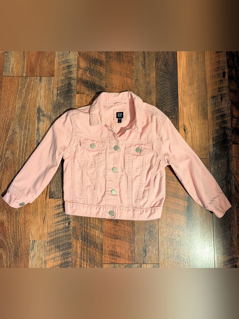 GAP Girls' Pink Denim Jacket